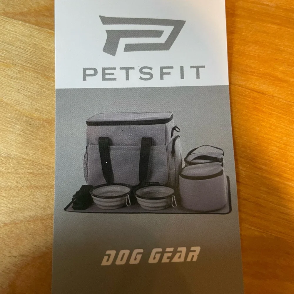 New Petsfit Travel Bag with Accessories - Gray